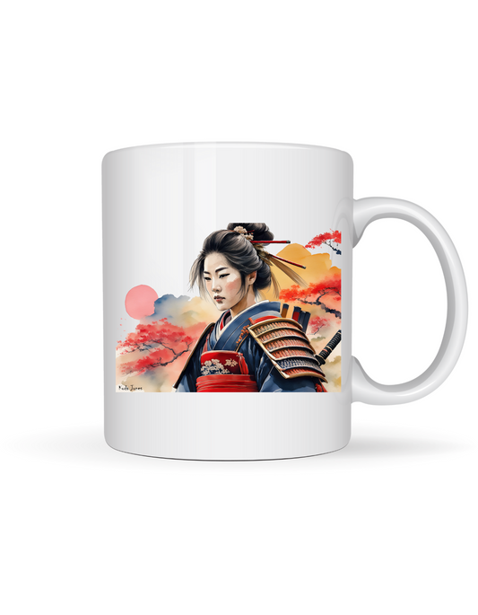 Japanese Samurai Mug - Tomoe