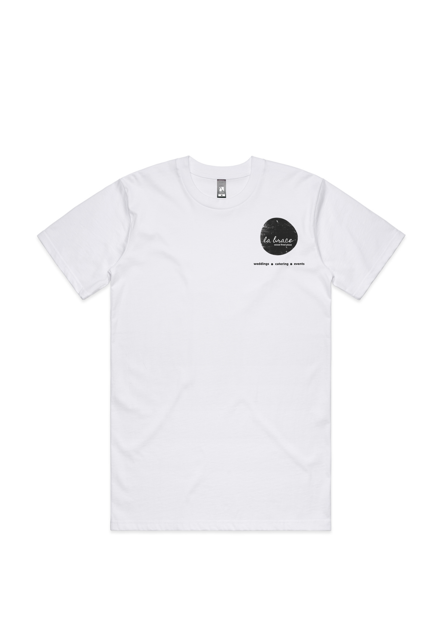 Custom Mens Tee Shirt Classic - La Brace Pizza