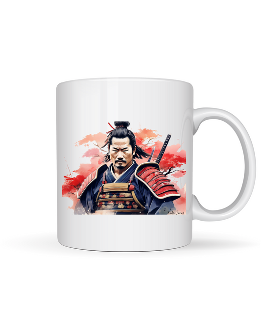 Japanese Samurai Mug - Takeshi