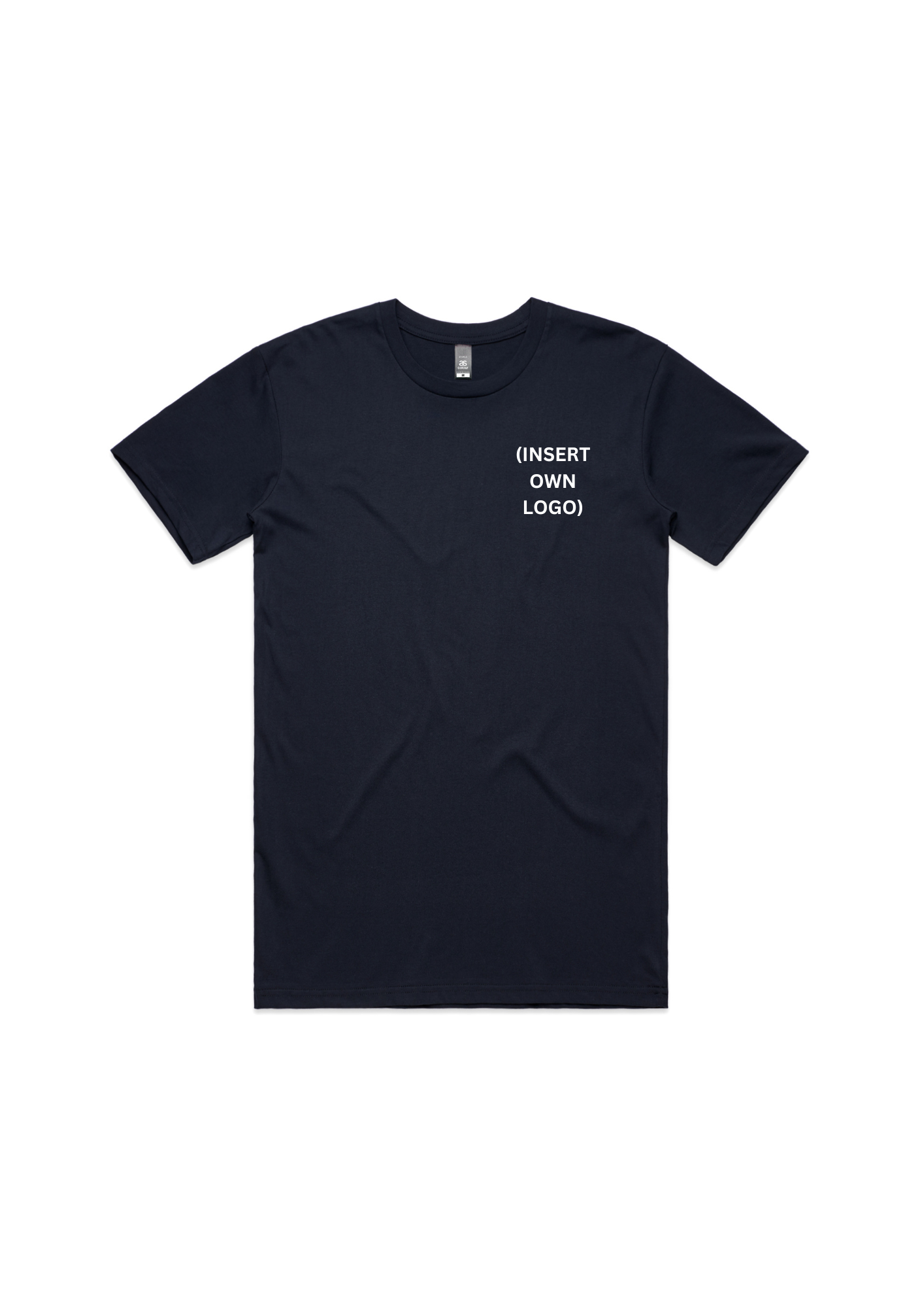 Men’s Navy Fire Fighter Tee – Pocket Print and Bold Back Design