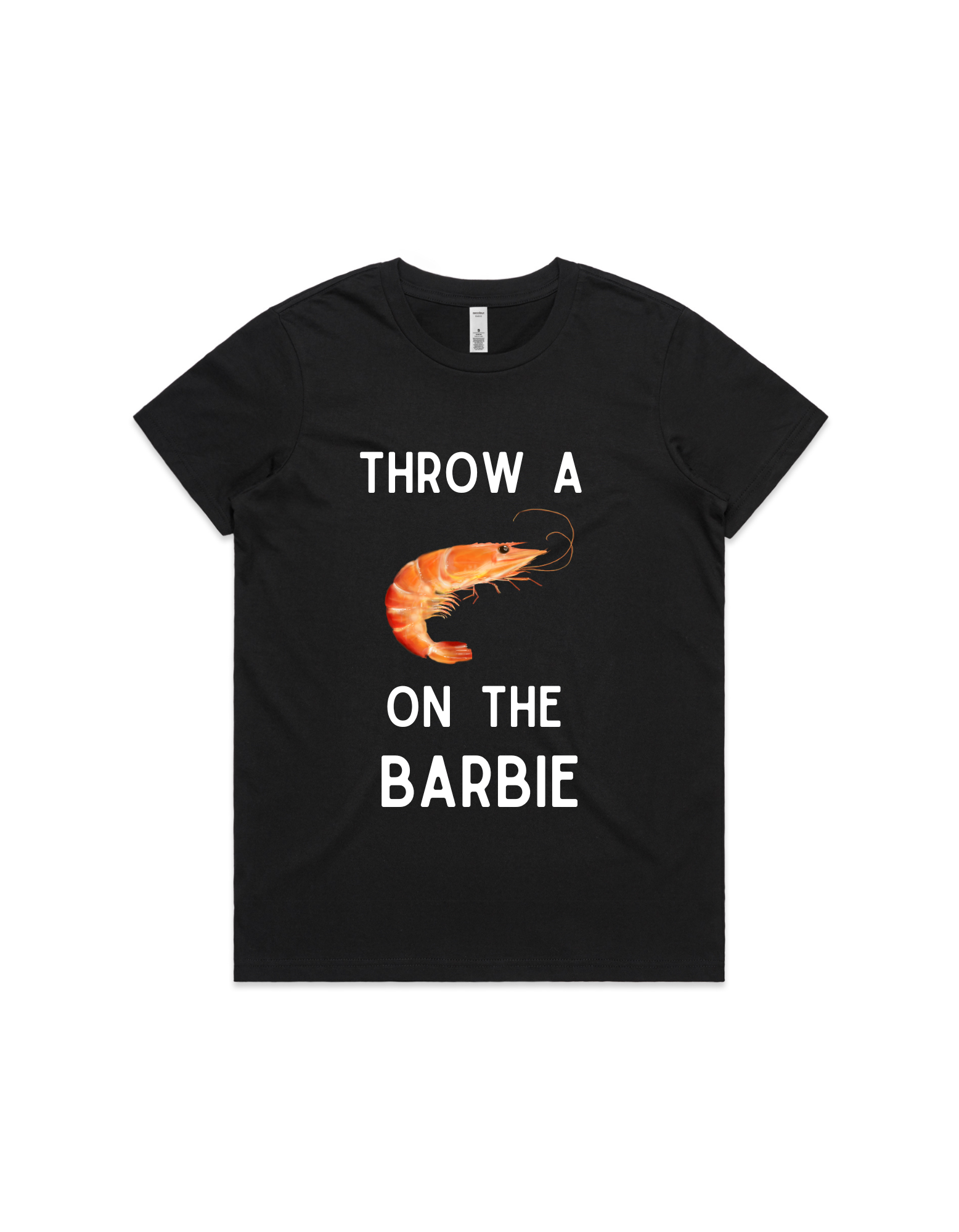 Shrimp on the barbie t shirt sale