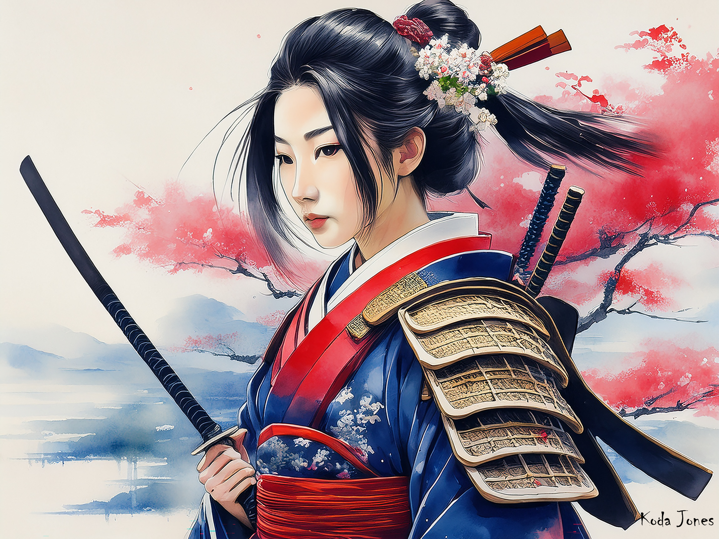 Japanese Samurai Mug - Shizuka