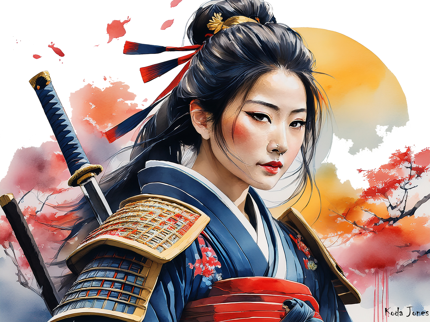 Japanese Samurai Mug - Katsumi