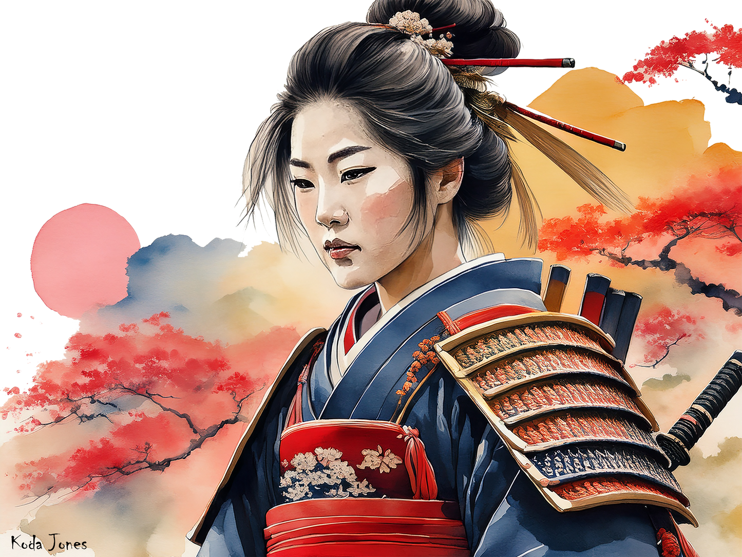 Japanese Samurai Mug - Tomoe