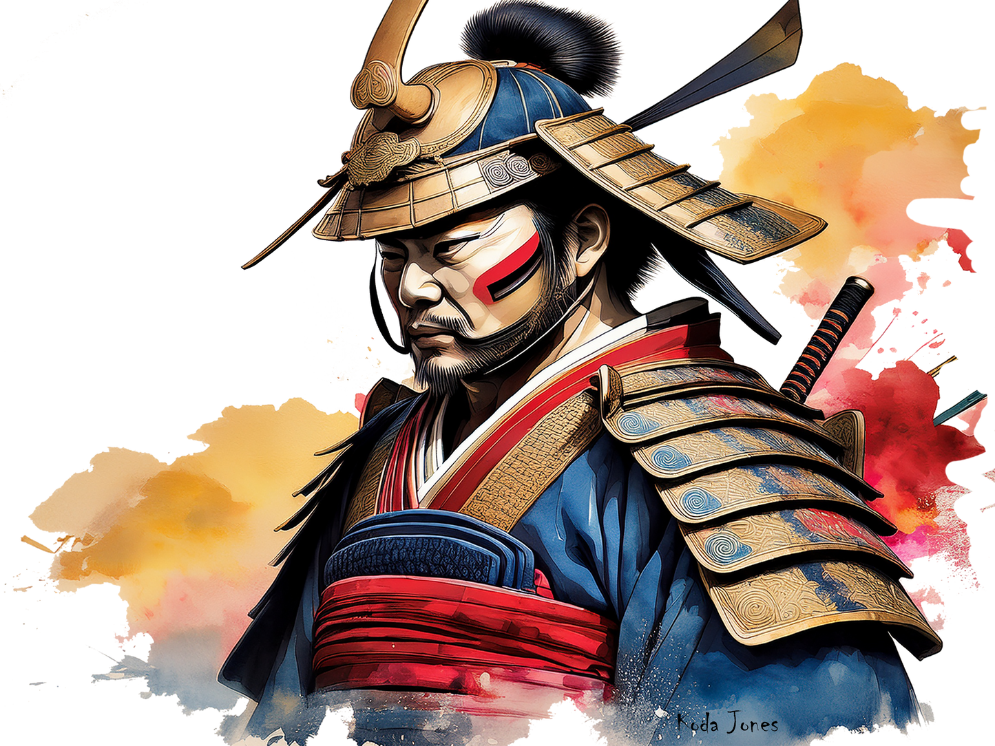 Japanese Samurai Mug - Miyamoto