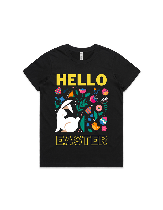 Women's Easter Tee - Hello Easter