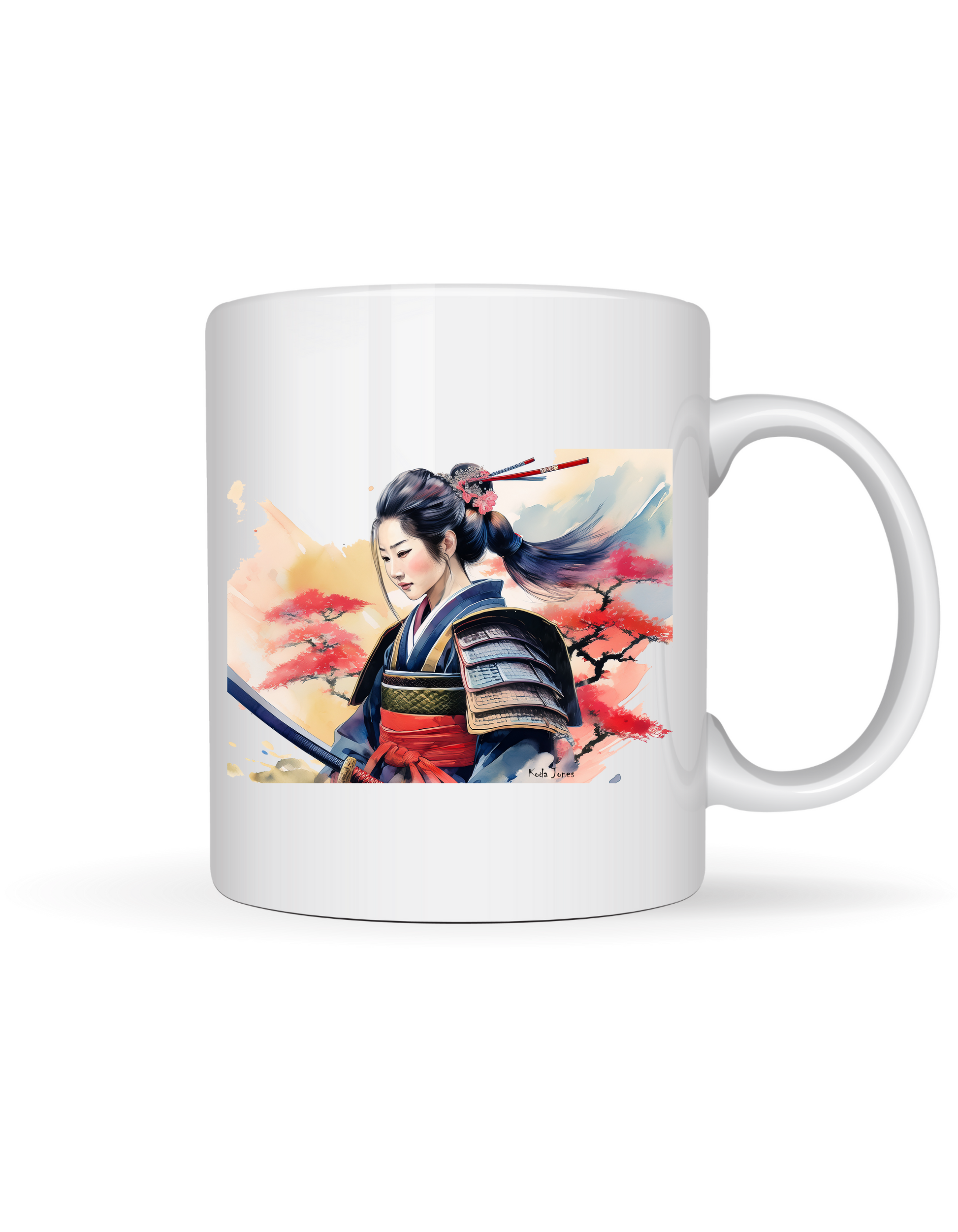 Japanese Samurai Mug - Hanae