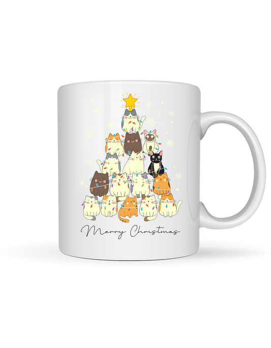 Mug - Christmas Cat Tower