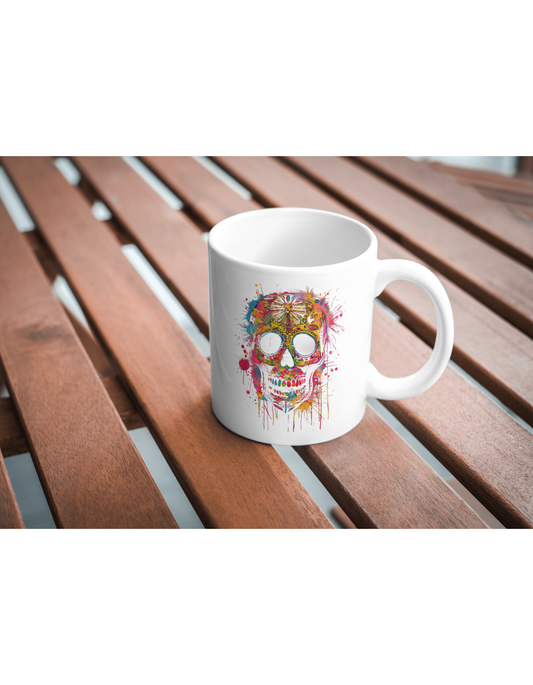 Mug - Colourful Skull