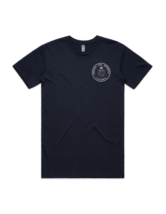 Fire Fighter CFA Mens Navy Tee Shirt