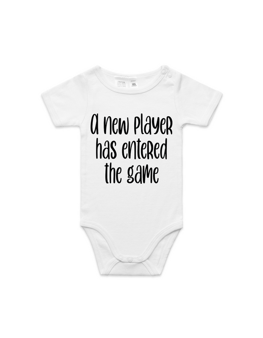 Infant - A New Player Has Entered The Game - Onesie - Body Suit