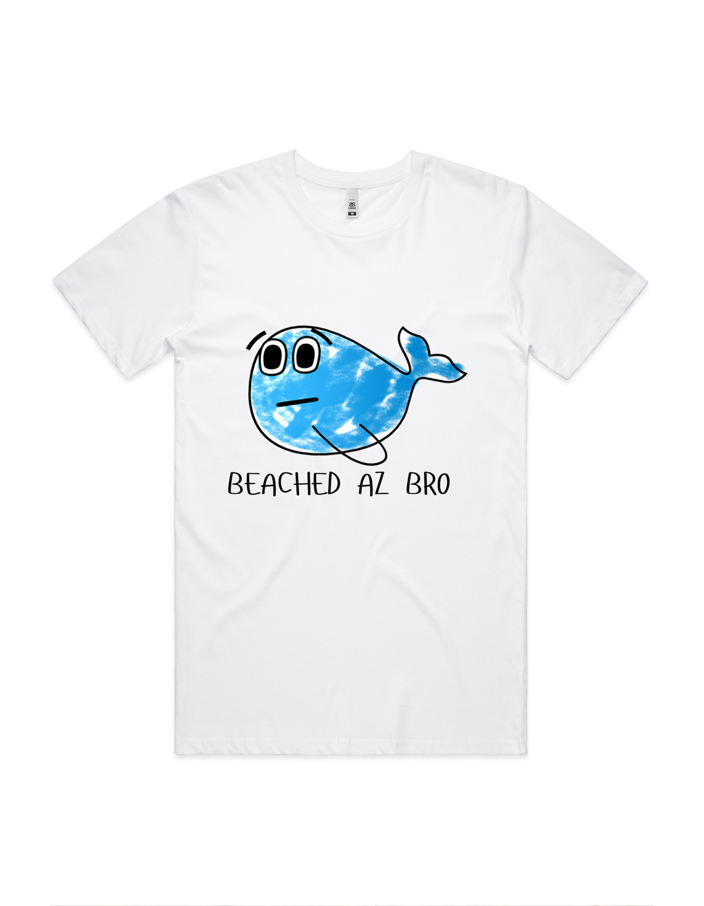 Beached Az Bro T-Shirt – Funny Whale Cartoon Tee