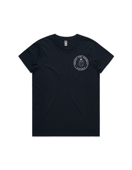 Fire Fighter CFA Navy Tee Shirt