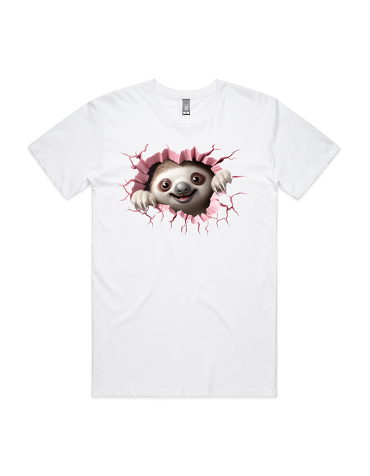 Mens Sloth Tee Shirt