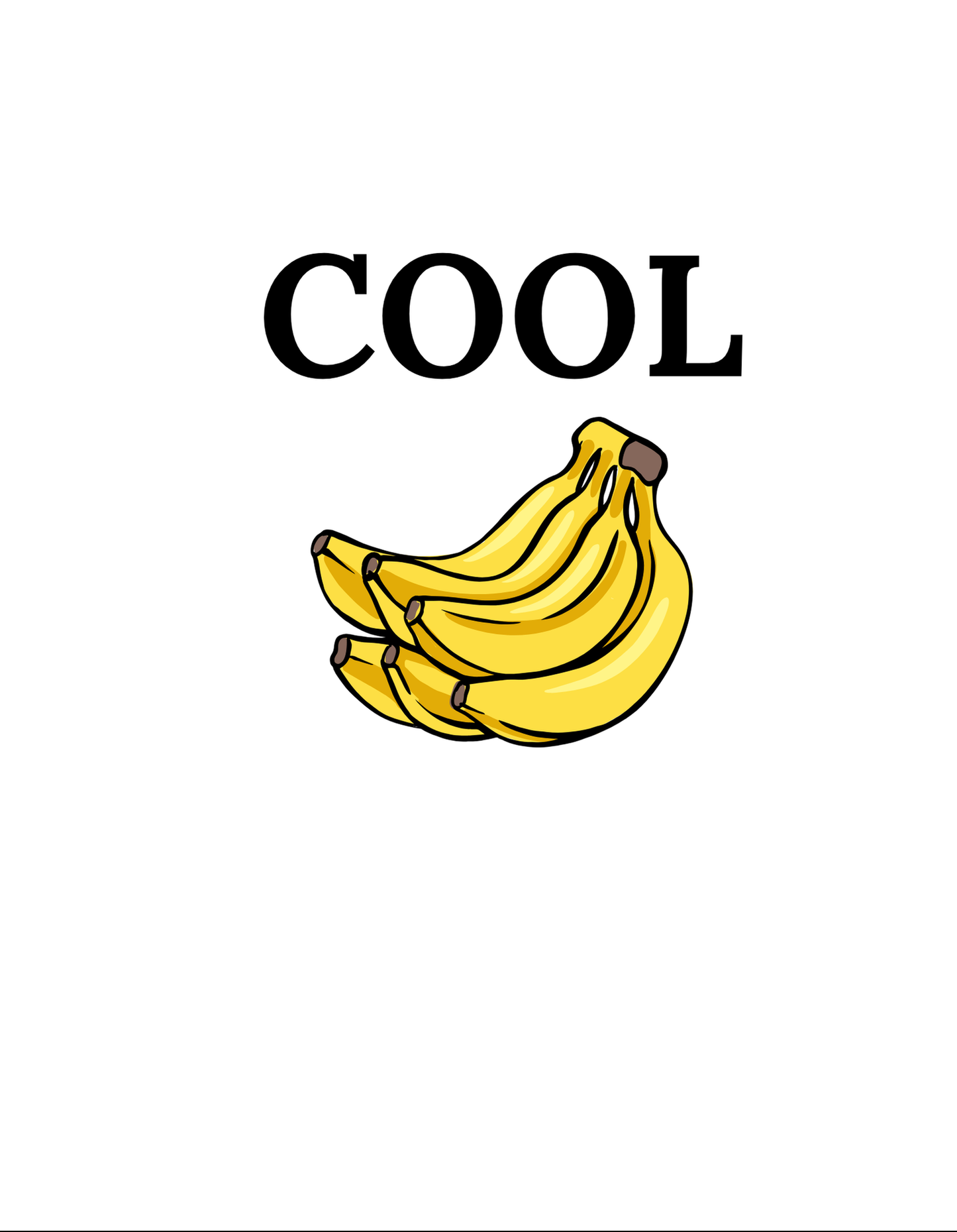 Mens Cool Bananas Tee Shirt