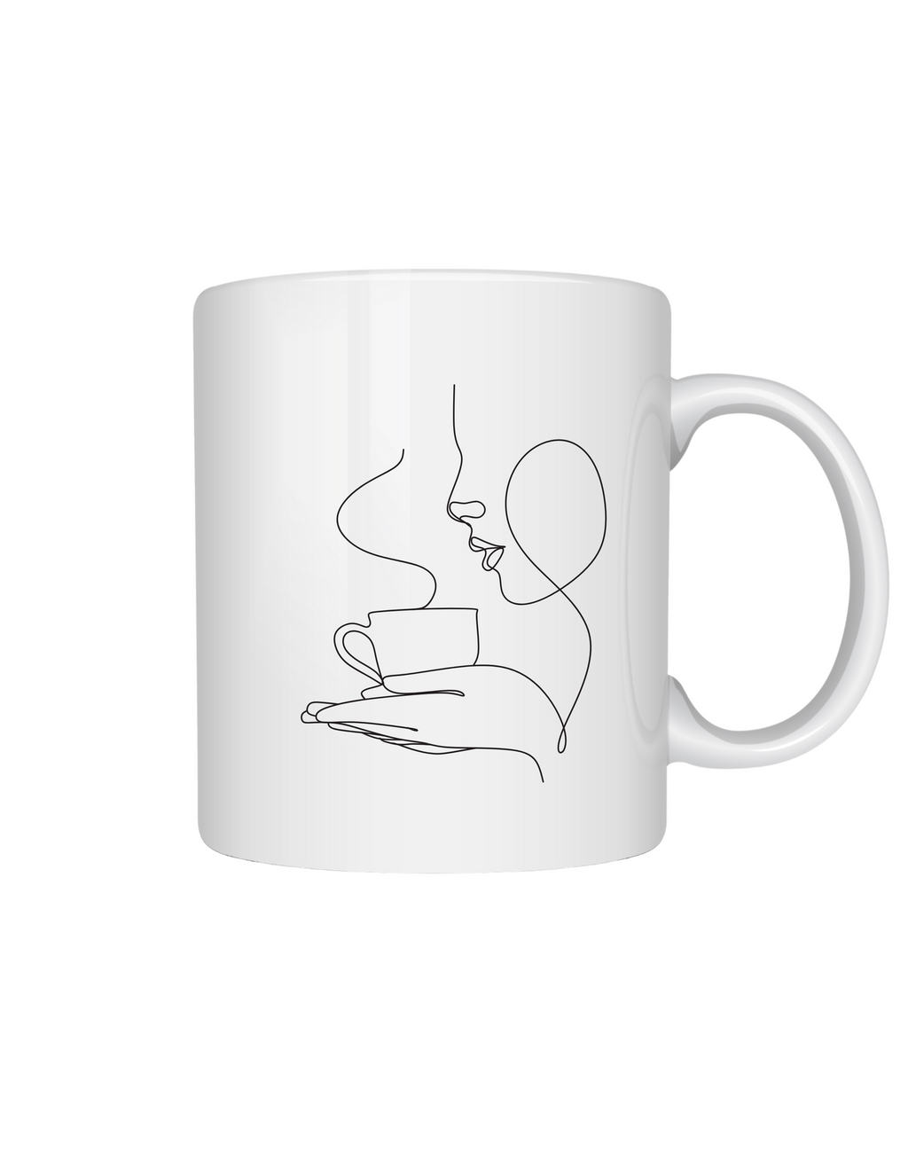 Mug - Minimalist Coffee Line Art Mug