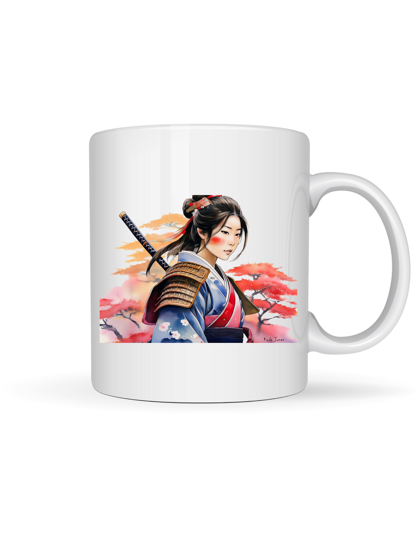 Japanese Samurai Mug - Yuriko