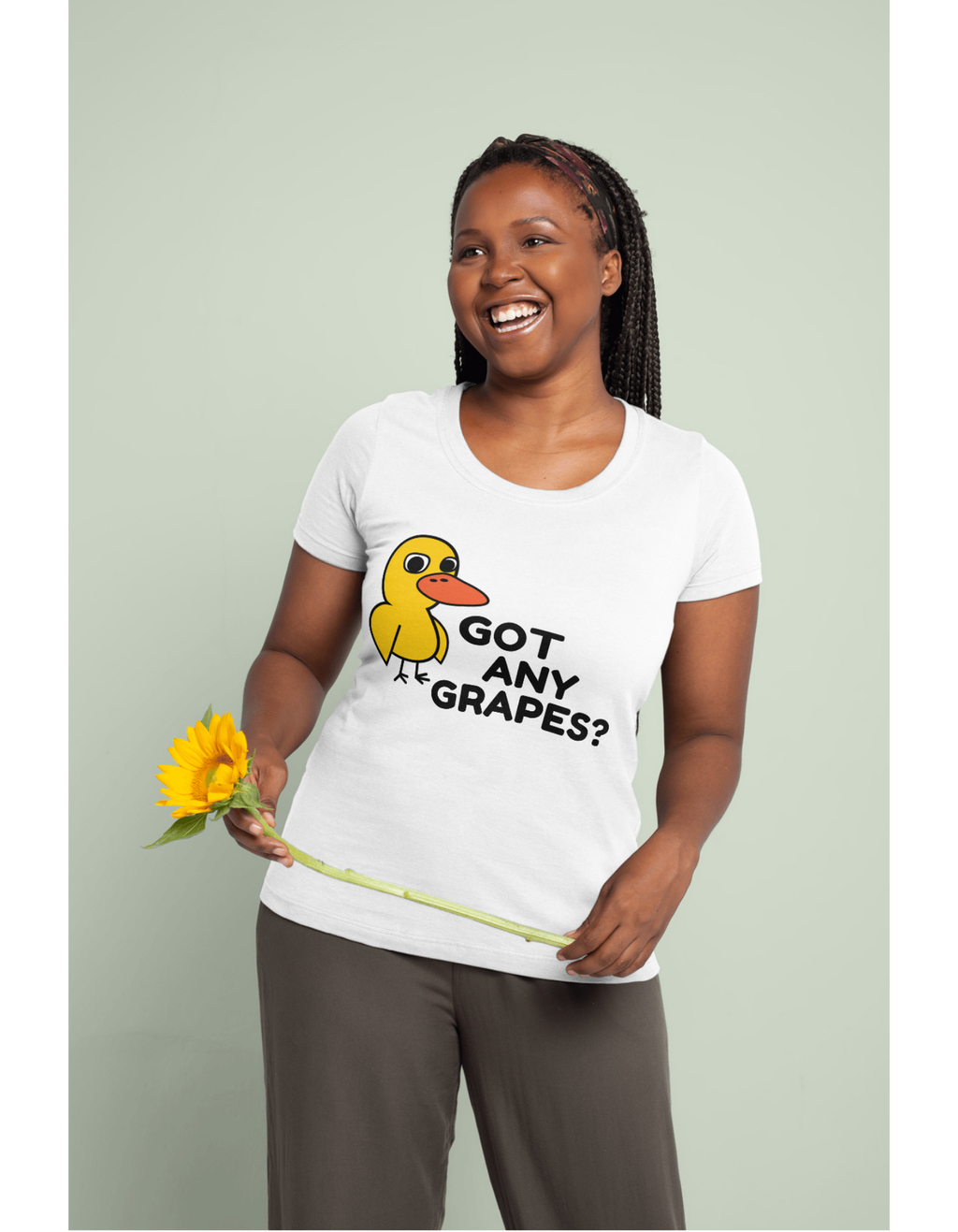 Got Any Grapes? – The Internet’s Favorite Duck Tee – Womens Tee Shirt