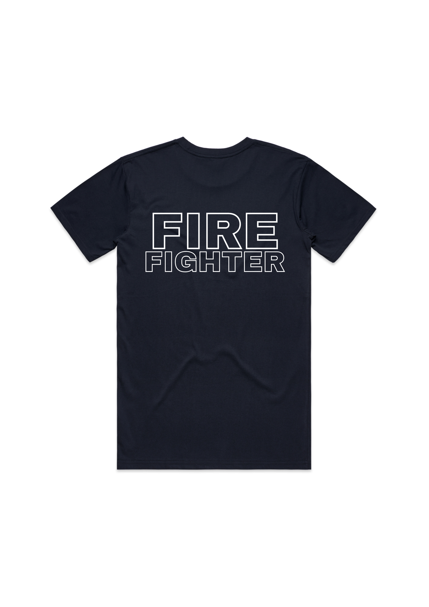 Mens Volunteer Fire Fighter Tee Shirt Custom Print