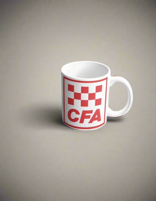 Fire Fighter Personalised Mug With CFA Emblem