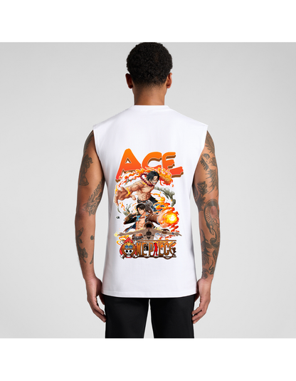 Japanese Anime Ace Mens Tank Top