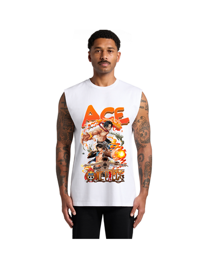 Japanese Anime Ace Mens Tank Top