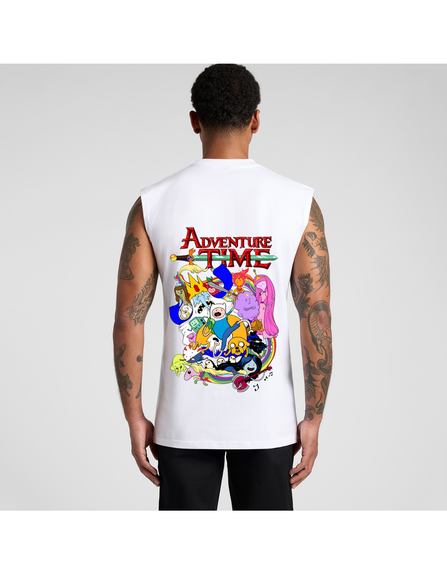 Japanese Anime Adventure Time Mens Tank Top