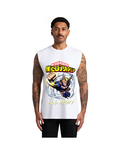 Japanese Anime All Might Mens Tank Top