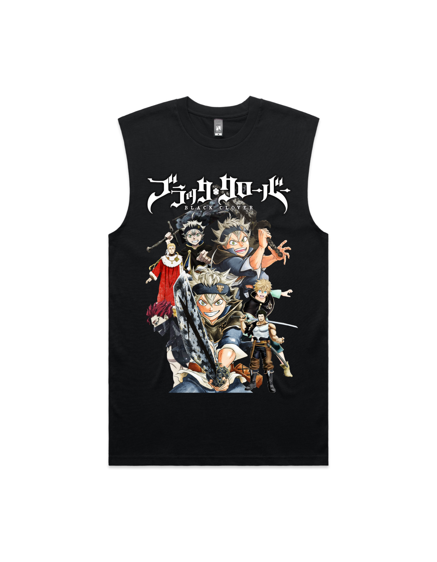 Japanese Anime Clover Mens Tank Top