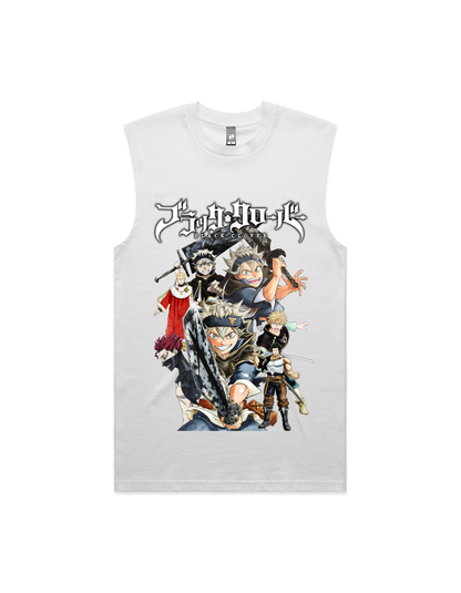 Japanese Anime Clover Mens Tank Top