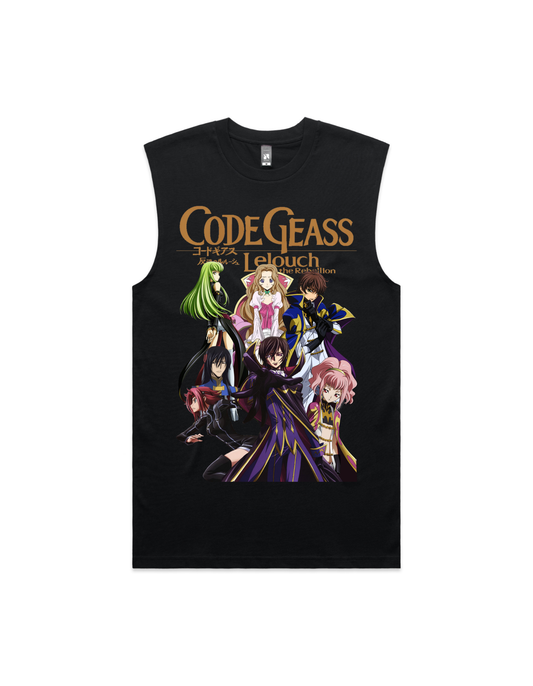 Japanese Anime Code Geass Mens Tank Top