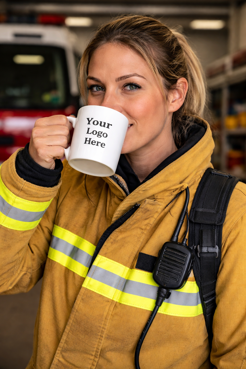 Personalised Fire Brigade Logo Mug – Custom Printed in Australia