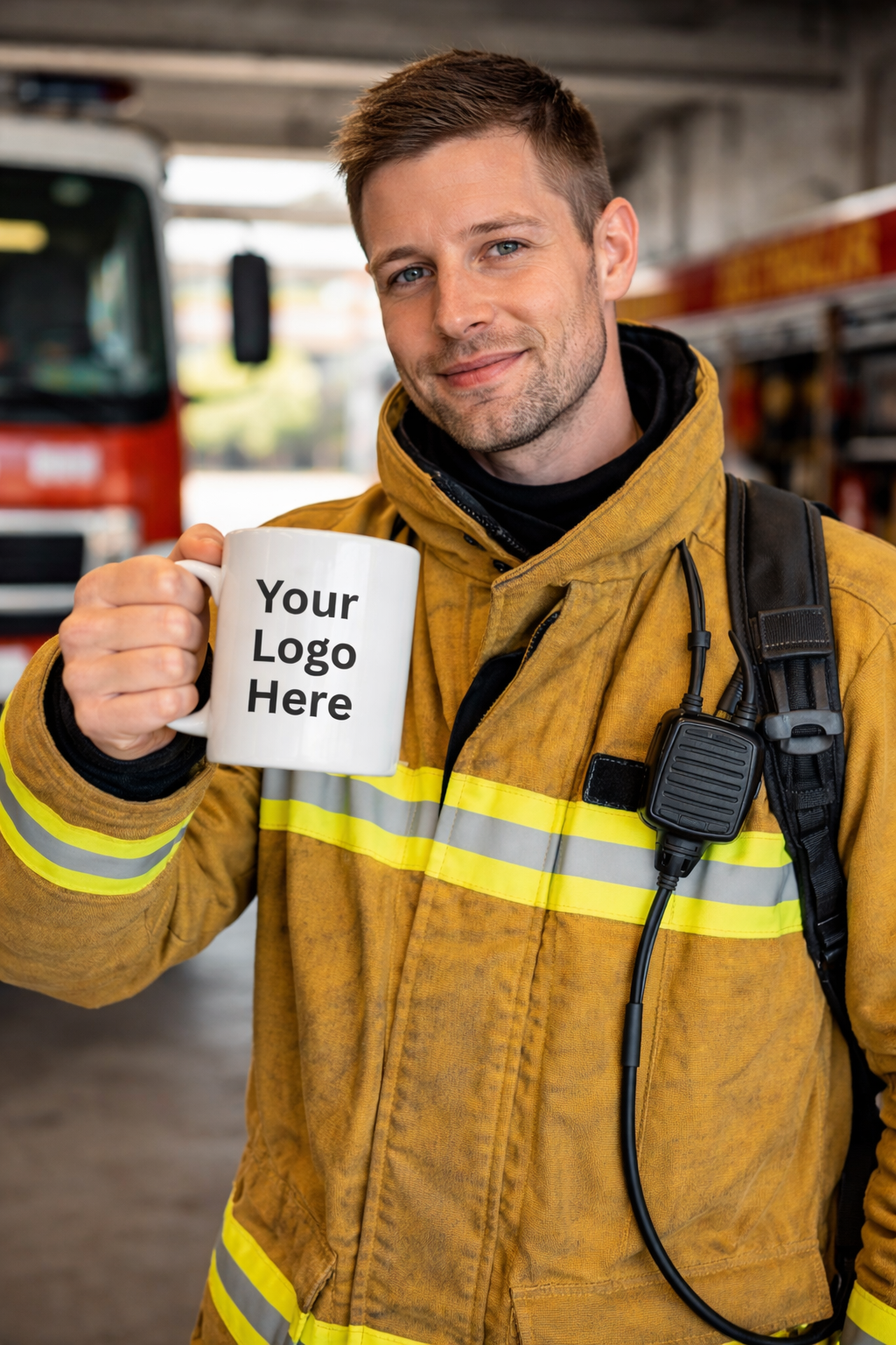Personalised Fire Brigade Logo Mug – Custom Printed in Australia