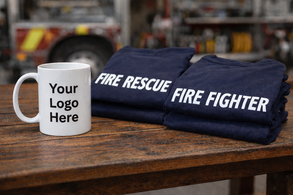 Personalised Fire Brigade Logo Mug – Custom Printed in Australia