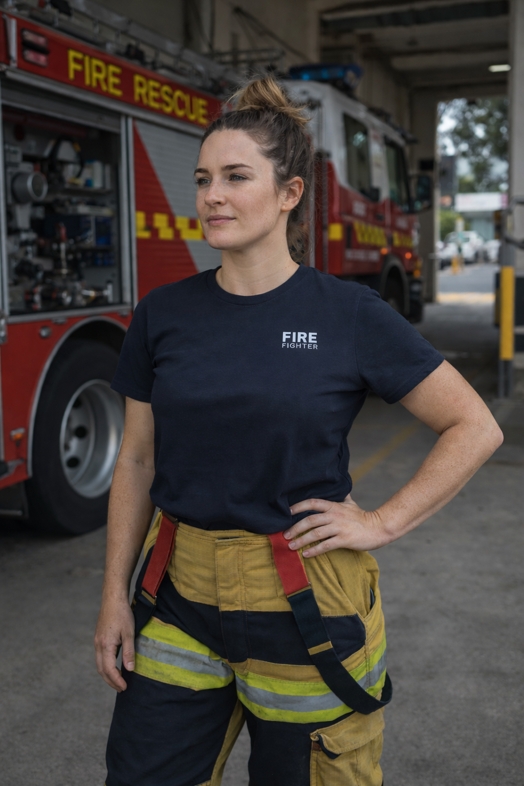 Women’s Firefighter Casual Tee – Premium Everyday Wear for Fire Fighters