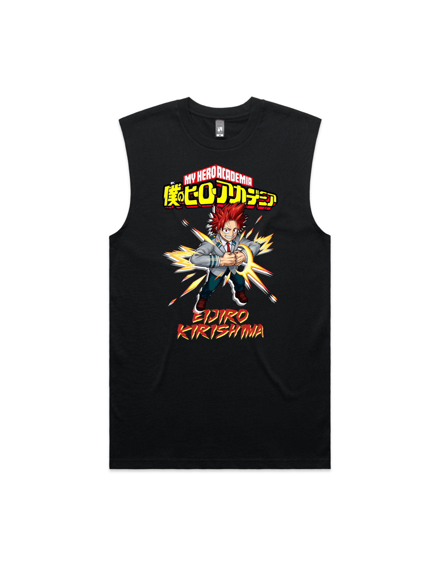 Japanese Anime Eijiro Kirishima Mens Tank Top