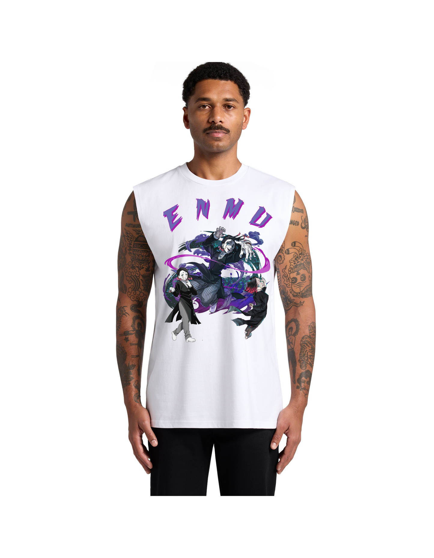 Japanese Anime Enmu Mens Tank Top