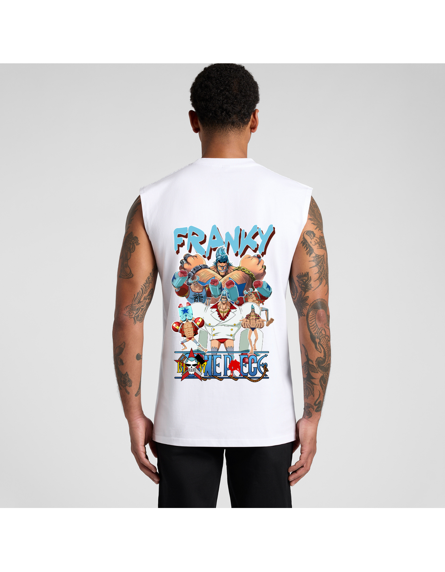 Japanese Anime Franky Mens Tank Top