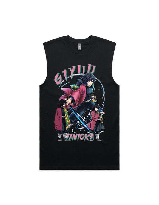 Japanese Anime Giyuu Mens Tank Top