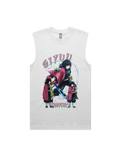 Japanese Anime Giyuu Mens Tank Top