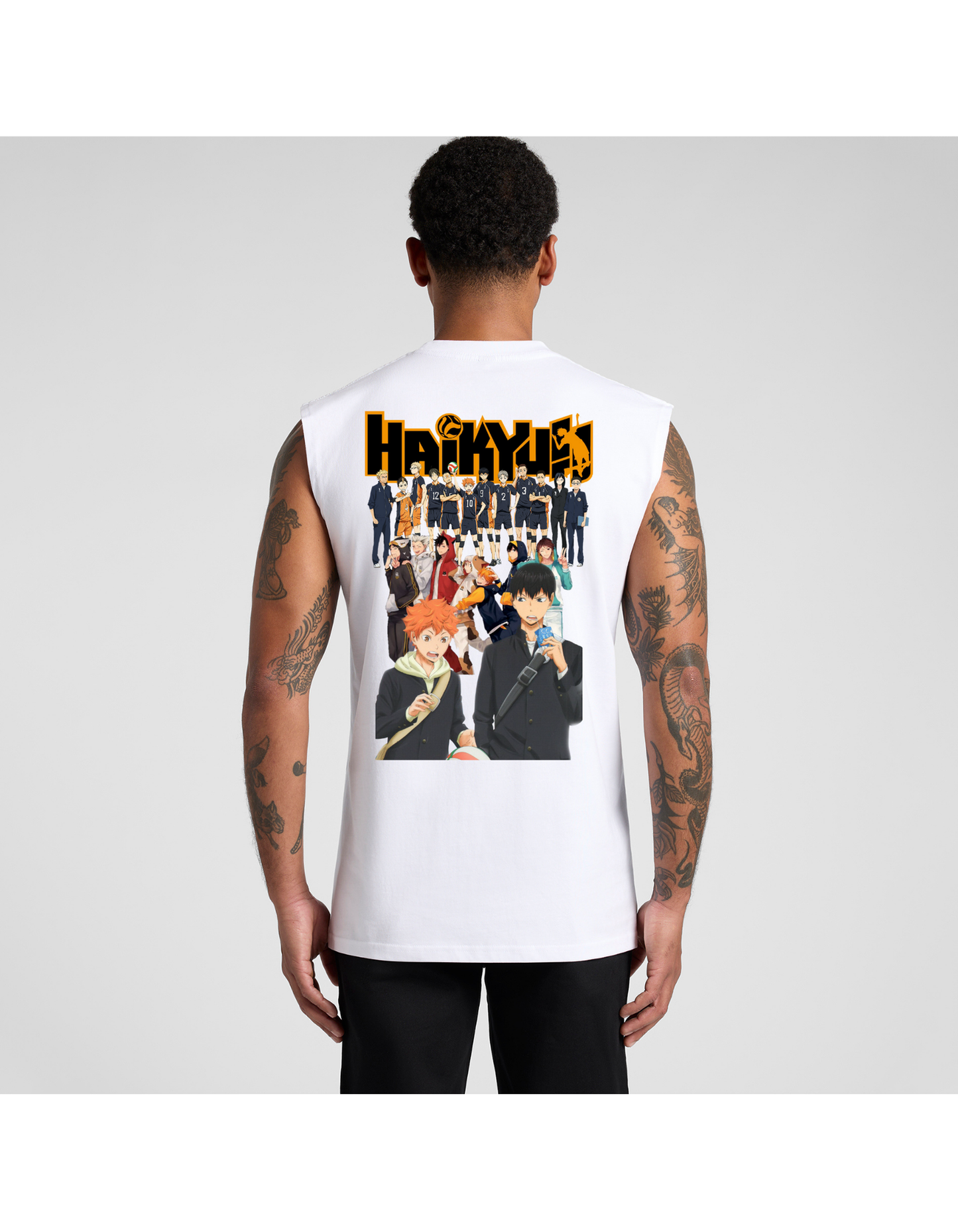 Japanese Anime Haikyuu Mens Tank Top