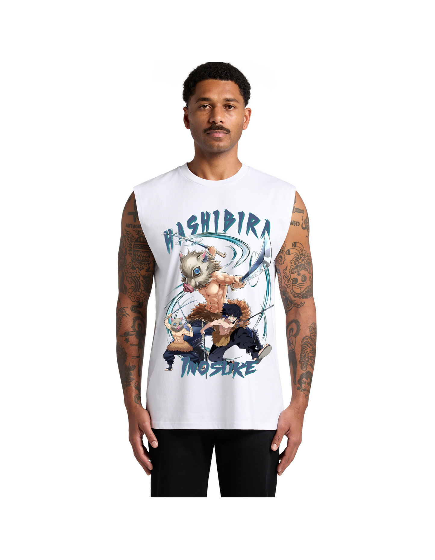 Japanese Anime Hashibira Mens Tank Top