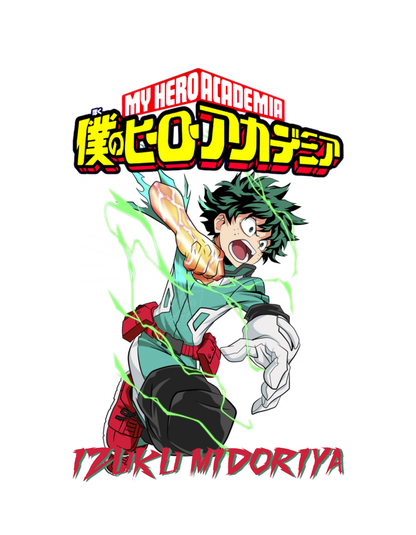 Japanese Anime Izuku Midoriya Mens Tank Top