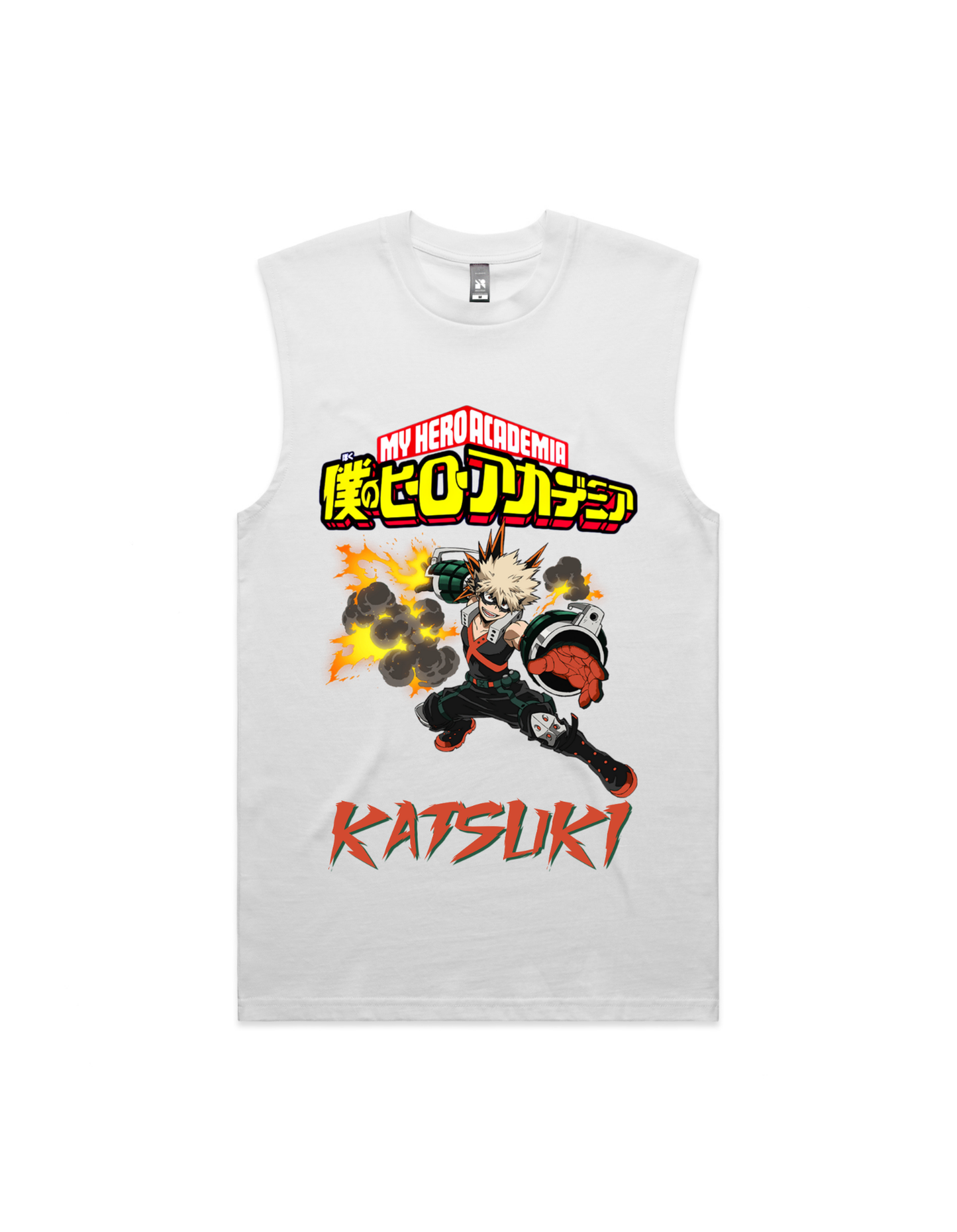 Japanese Anime Katsuki Mens Tank Top