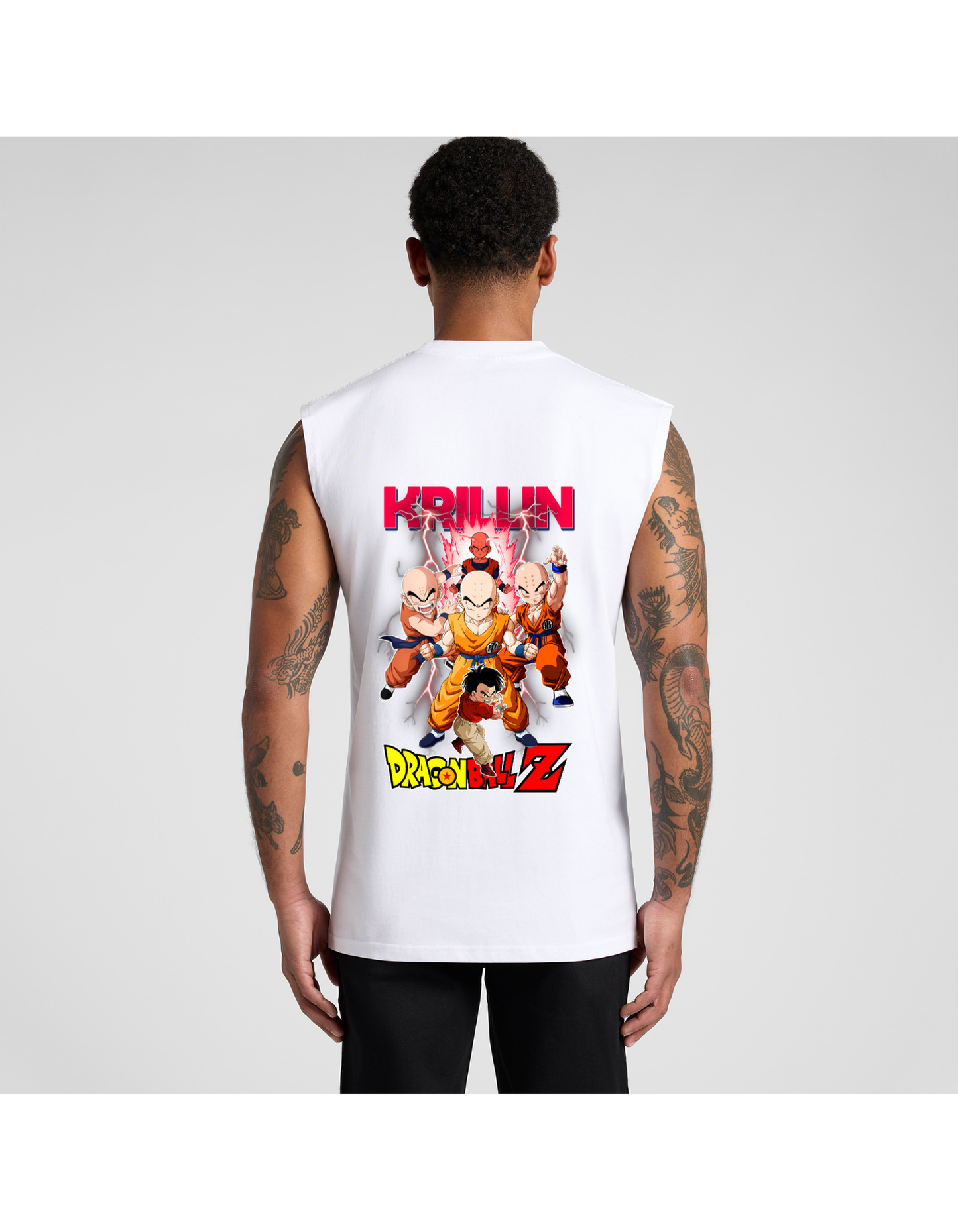 Japanese Anime Krillin Mens Tank Top