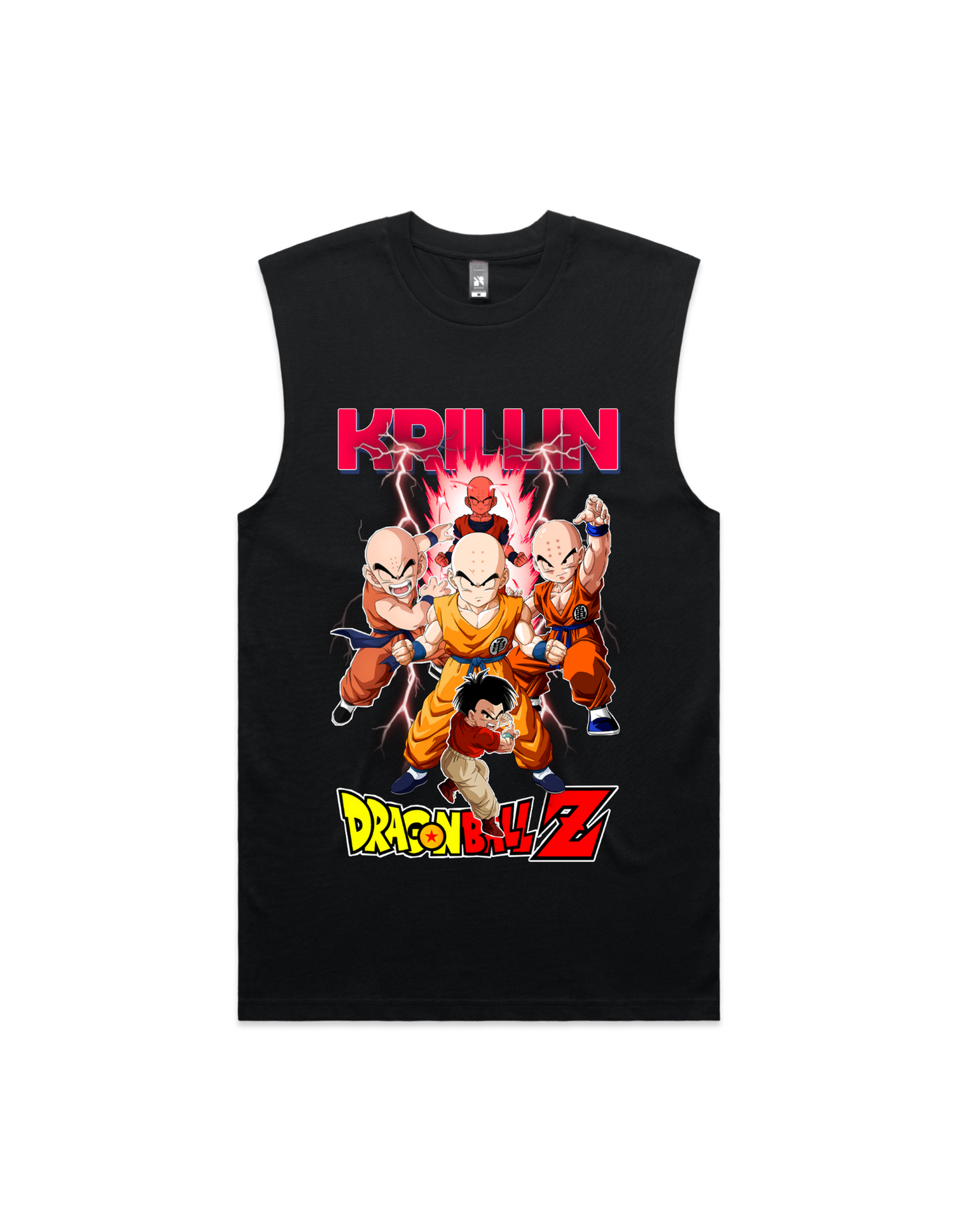 Japanese Anime Krillin Mens Tank Top