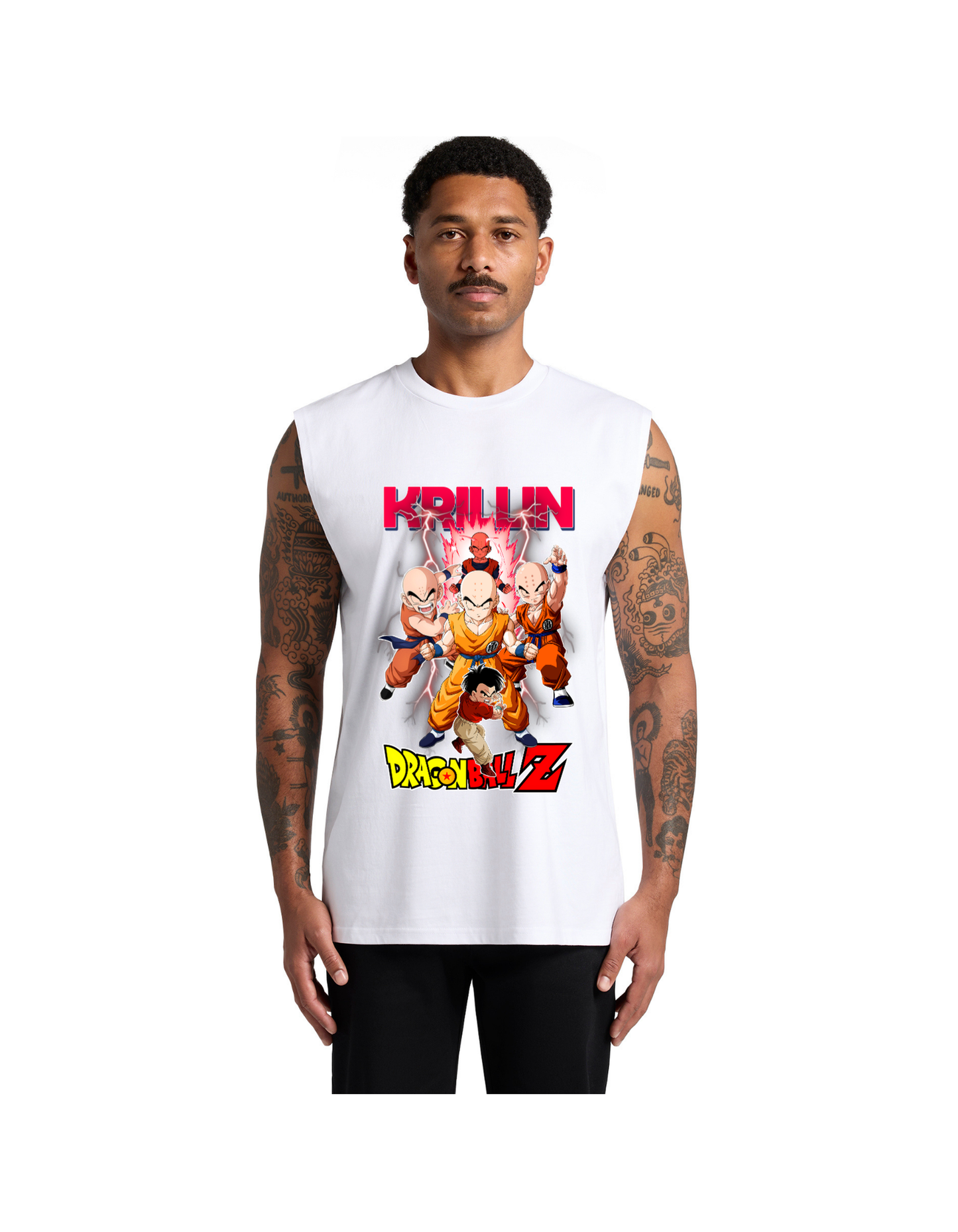 Japanese Anime Krillin Mens Tank Top