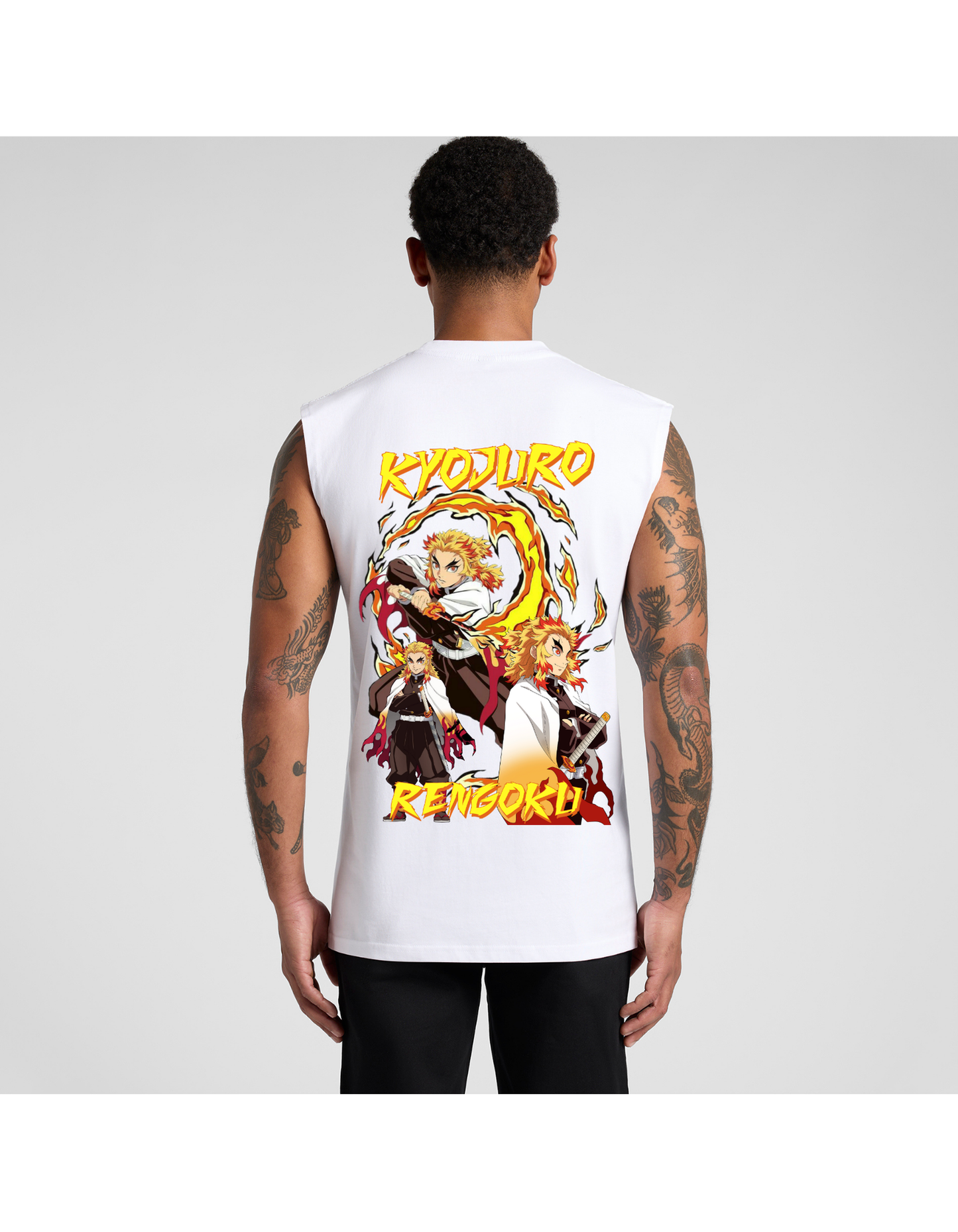 Japanese Anime Kyojliro Mens Tank Top