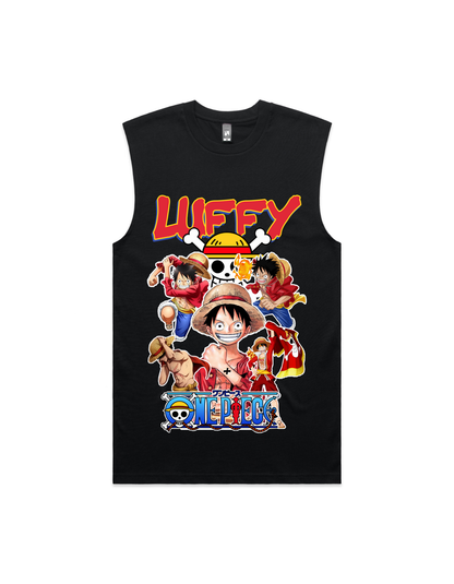 Japanese Anime Luffy Mens Tank Top