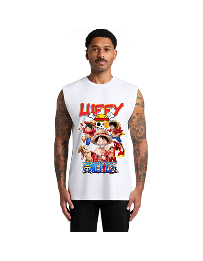 Japanese Anime Luffy Mens Tank Top